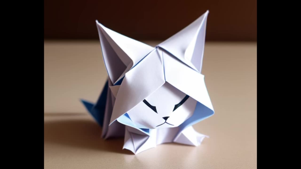 Origami Cat Picture ☯️