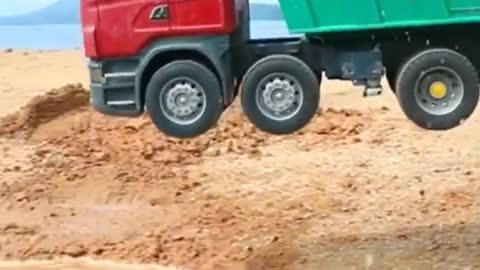 Truck Jump Big Pit _ #shorts #viralvideo #yt20