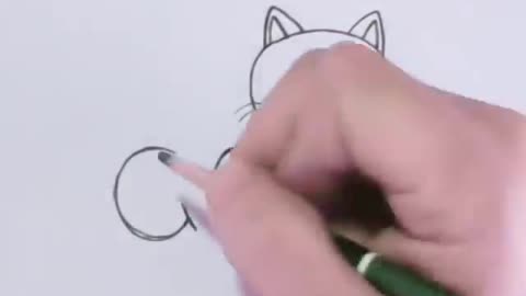 Cat Easy Drawing for kids very cute 🥰