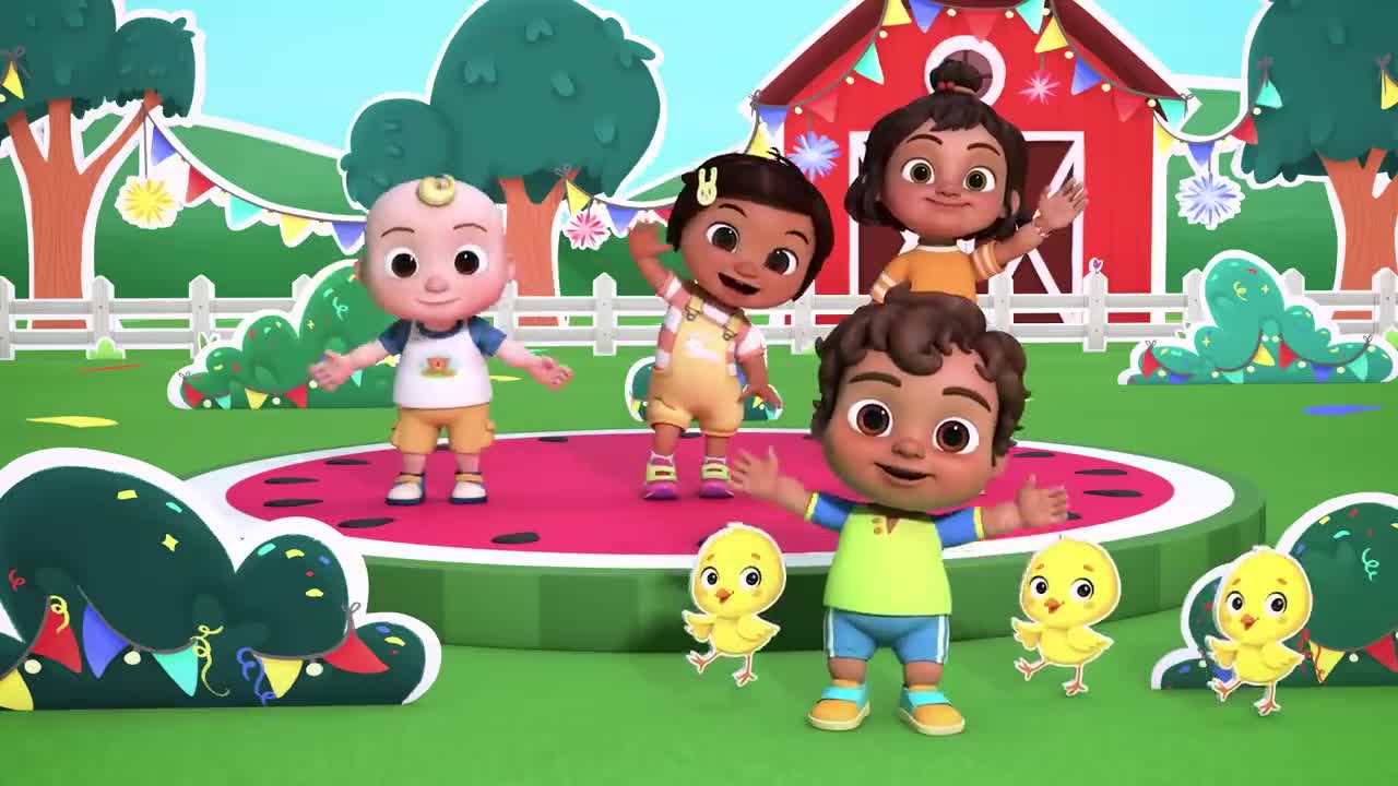 Los Pollitos Dicen Dance - Dance Party - CoComelon Nursery Rhymes & Kids Songs