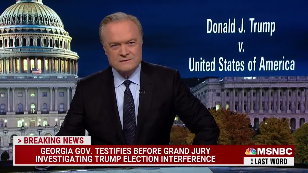 Lawrence: Trump Wrongly Thinks Running Again Will Shield Him From DOJ