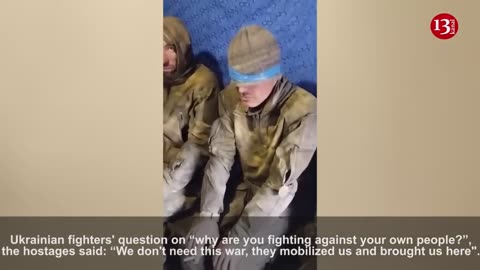 “We don't need this war" - Five captured Russian soldiers