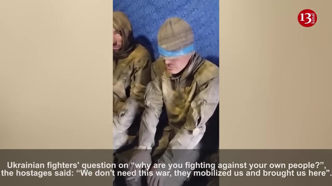 “We don't need this war" - Five captured Russian soldiers