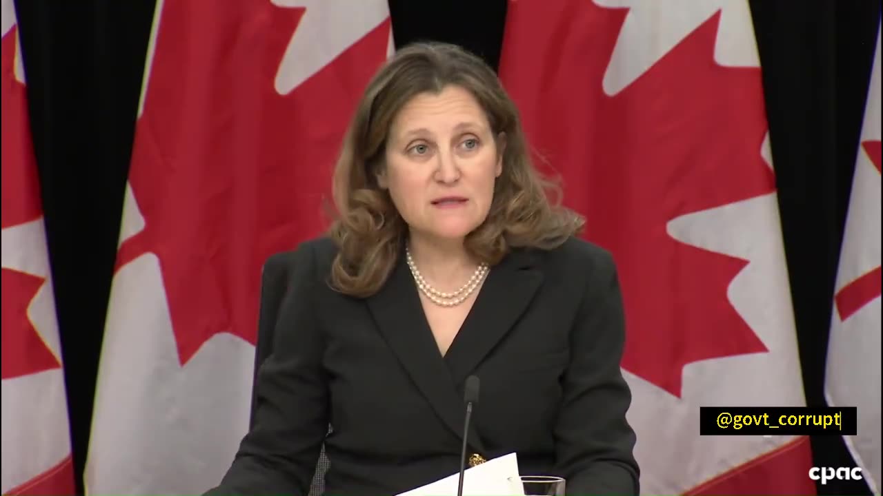 BREAKING: Chrystia Freeland lies - AGAIN