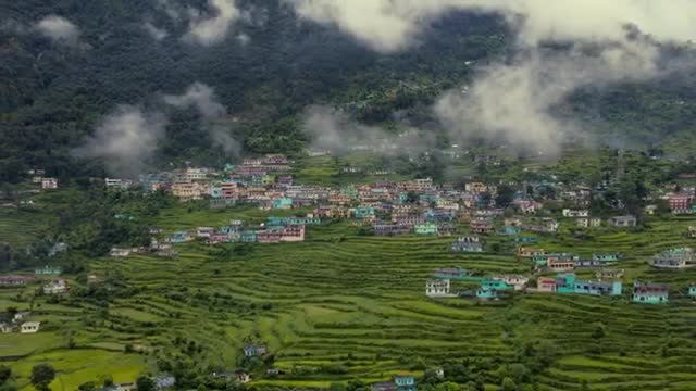 Uttarakhand drone view in 4K | Drone video | Ukhimath | Bagini glacier | Rudraprayag | Guptkashi |