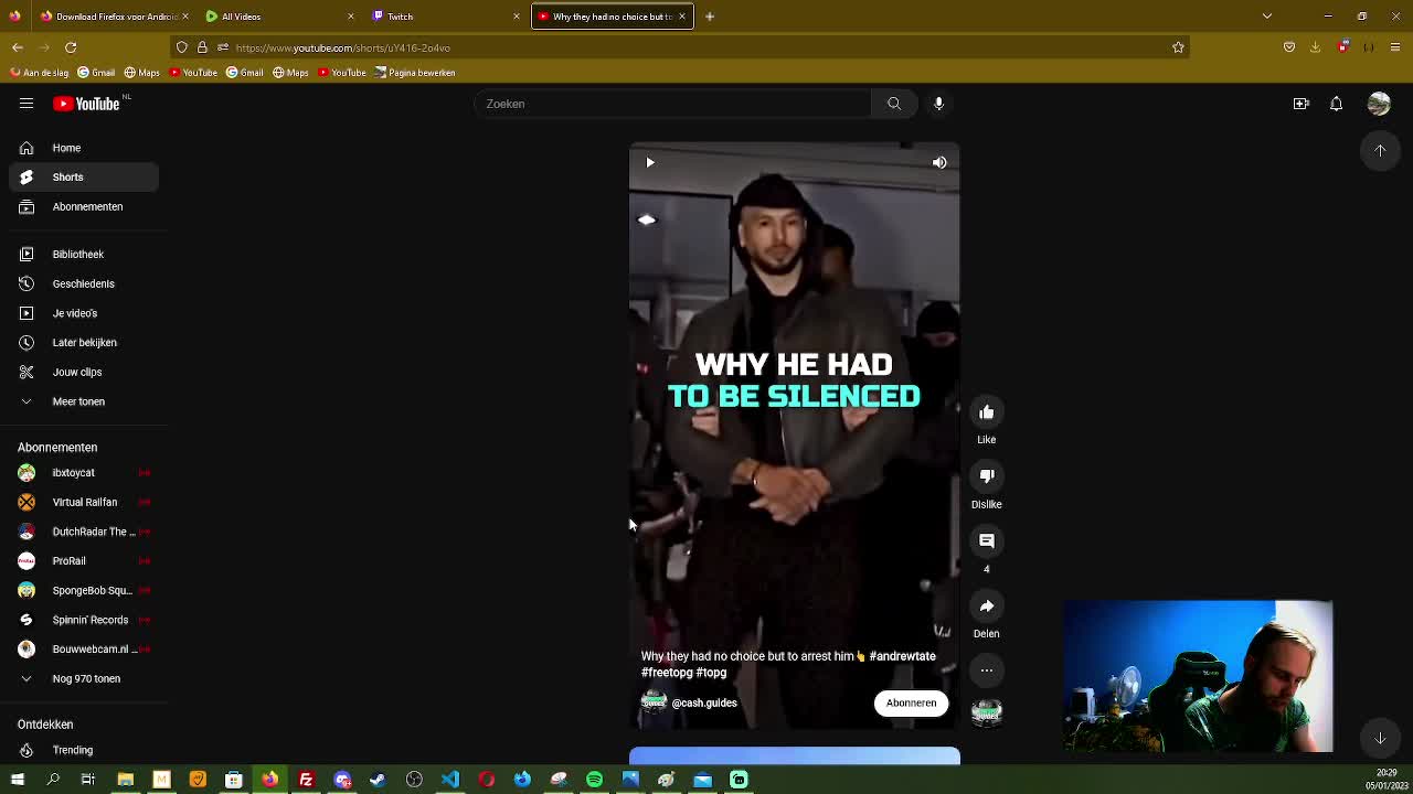 My view on why Andrew Tate is in jail