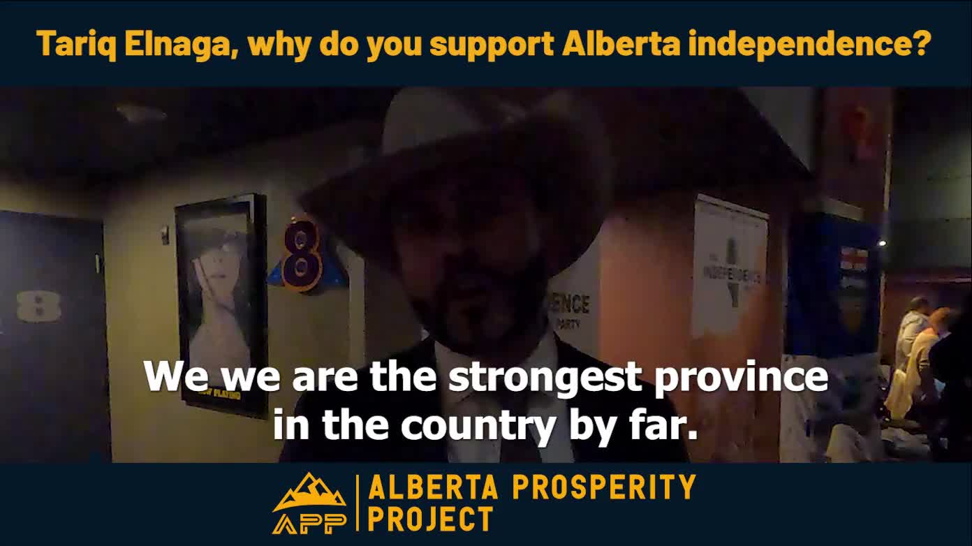 Tariq Elnaga - Why do you support Alberta independence? (Alberta's Quest for Independence)