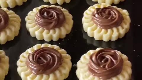 Chocolate hazelnut tart