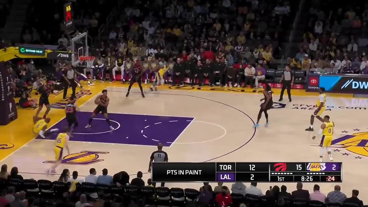 LeBron James somehow air balls a layup