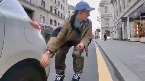 Funny Skateboard Crash