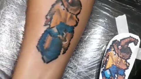 Tibia tattoo