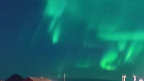 Amazing AURORA Sky over ICELAND Northern Lights Aurora Borealis #shorts