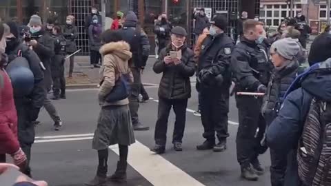 Germany. The 'secret police' are out enforcing social distancing..