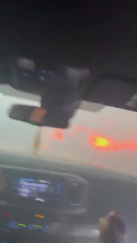 The devastation is terrifying. Warning: person down, I hope someone got her out of there