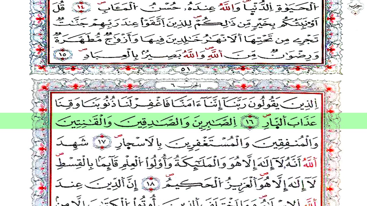 Sura Al Omran Party 6 (original voice)