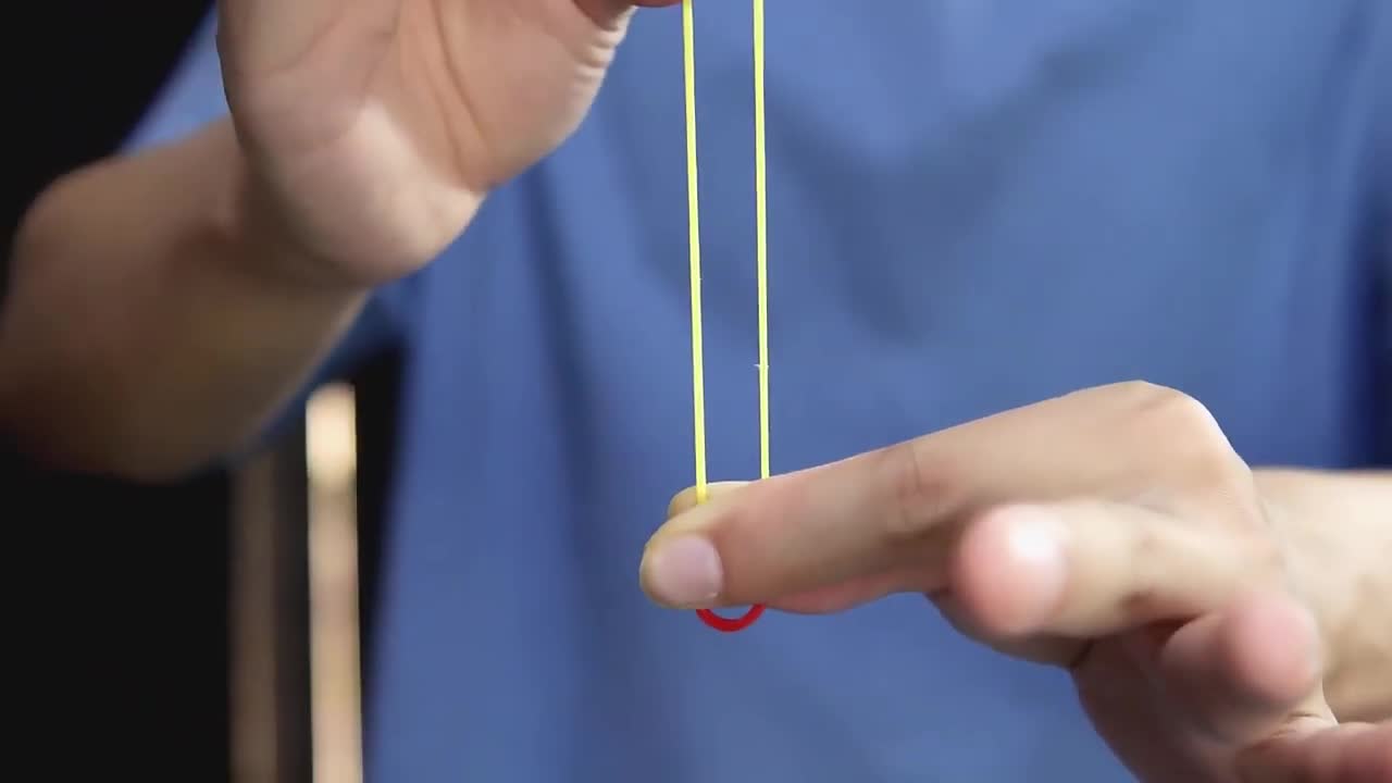 CRB (Color Changing Rubber Band) by Menzi magic & Zhao Xinyi Magic Trick