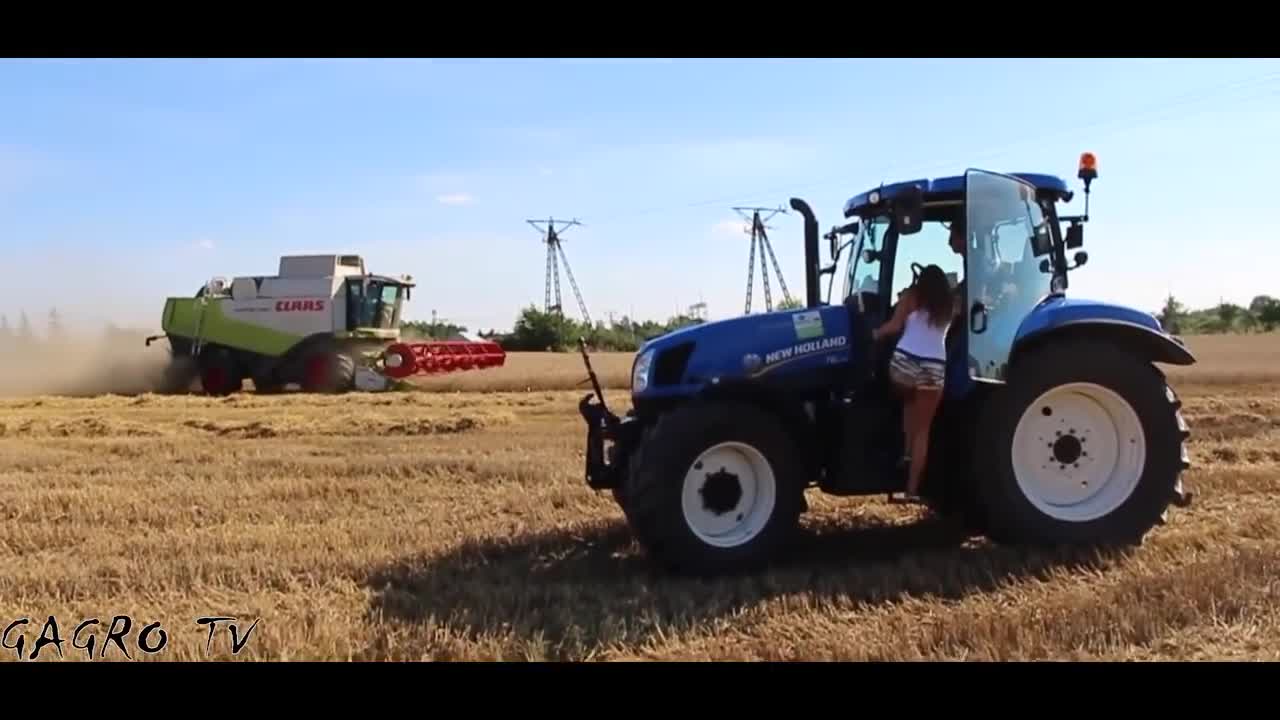 Żniwa 2018 z Iloną | Claas, New Holland | Dziewczyny na traktory | Poland