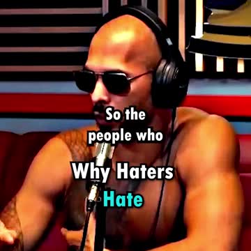 Top G shares the truth on Why Haters Hate...