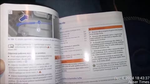 Slovenian police played with car dashboard warning lights