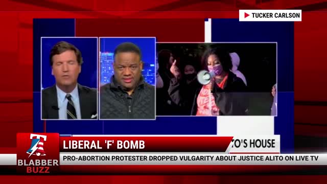 Pro-Abortion Protester Dropped Vulgarity About Justice Alito On Live TV