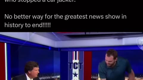 Tucker’s last moment on Fox🍕