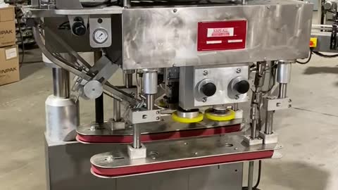 Kaps-All Model E 4-Spindle Inline Screw Capper S/N 3479