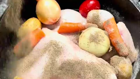 Chicken cooking