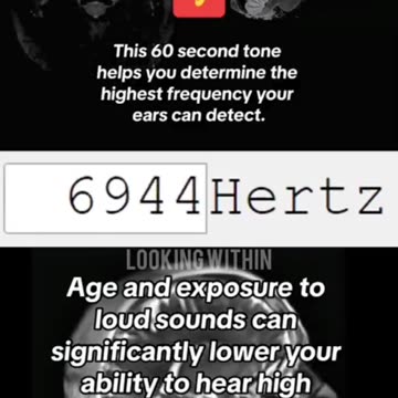 🤔What is the highest frequency you can hear❓