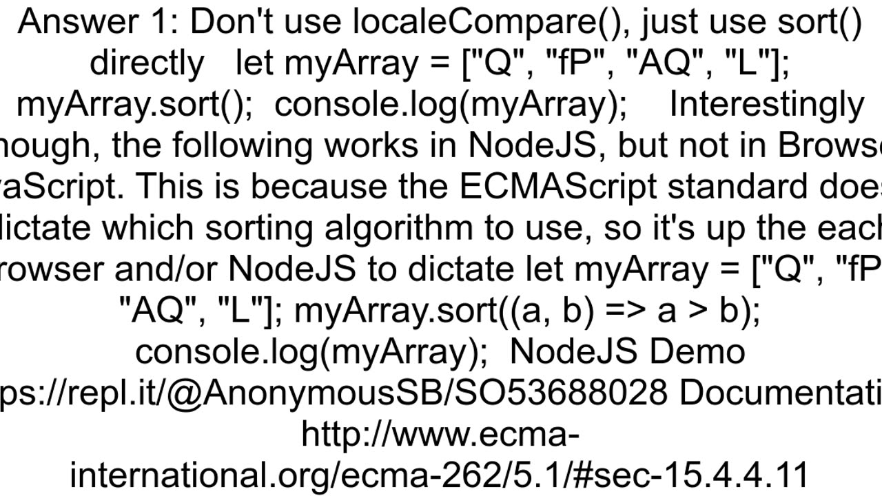 sort array lexicographically in javascript