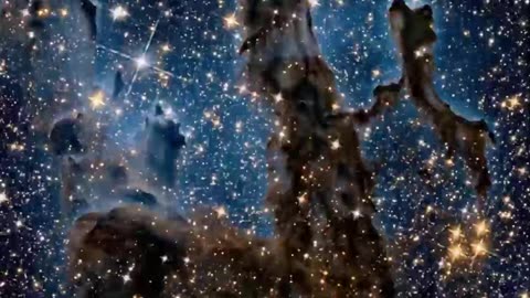 Eagle Nebula pillars of creation, NASA