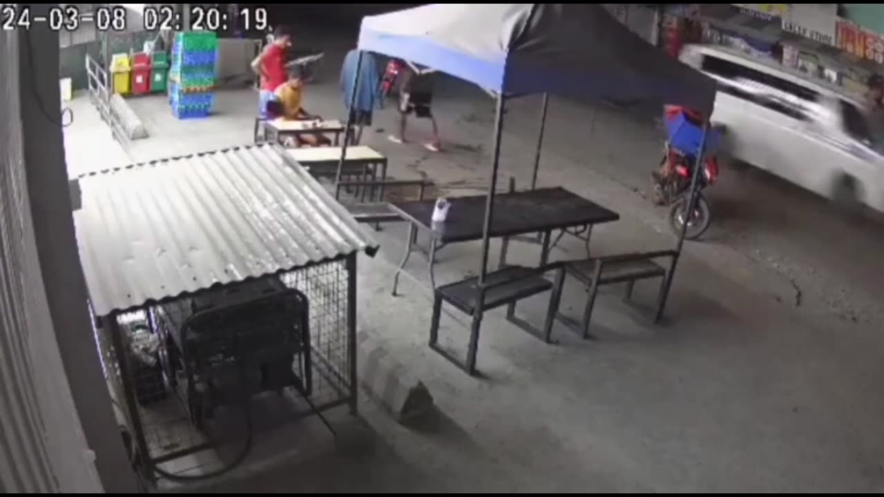 Insane Cctv Footage Gun Shooting