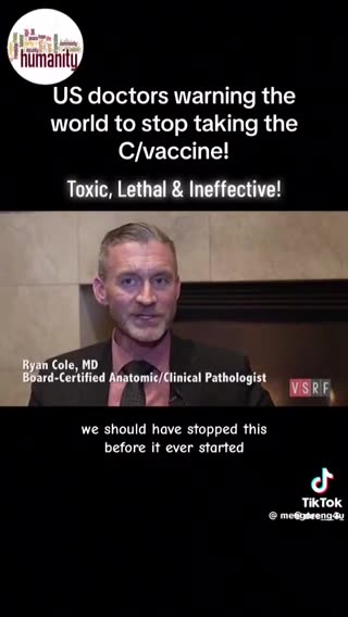 US doctors warning the world to stop taking the C/vaccine! Toxic, Lethal & Ineffective!