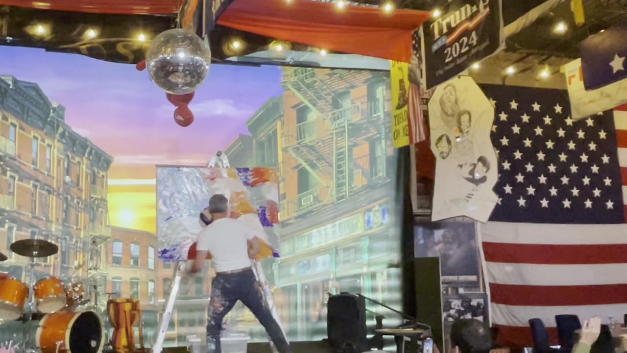 Magic happens when the American MAYOR and the infamous artist enter a room