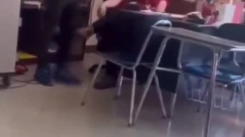Student Hits Teacher Twice