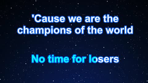 We Are The Champions - Queen♬ Karaoke