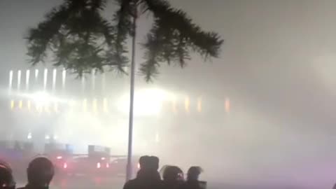 Everything around is in smoke