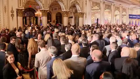 Confident and looking statesmanlike.