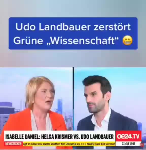 Udo Landbauer zerstört „Grüne Wissenschaft“