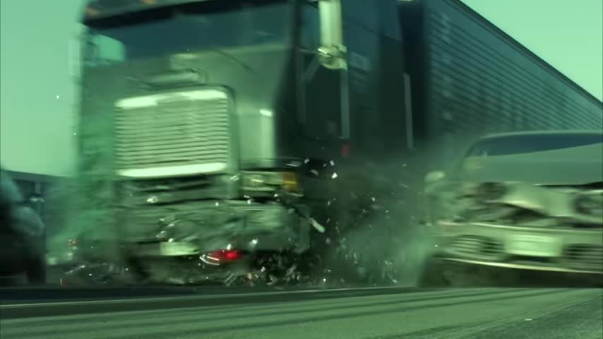The Chase Agents vs Morpheus The Matrix Reloaded [Open Matte]