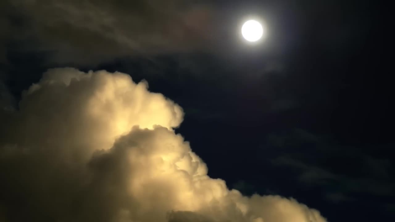 Amazing Full moon video hd