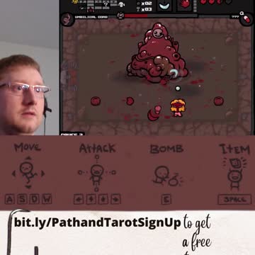 Searching For Tarot Cards In The Binding of Isaac Run 13, social clip 9.