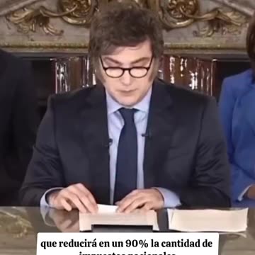 “突發新聞_MAGA 讓阿根廷再次偉大”阿根廷總統 哈維爾 米萊宣布，進行結構性稅收改革！將取消百分之90的稅收！斬斷深層政府（DS）的金流，川普總統新政府會跟進嗎？