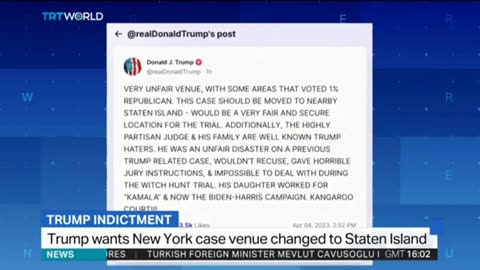 Profil Trump di Media Sosial TRUTH SOCIAL #truthsocial