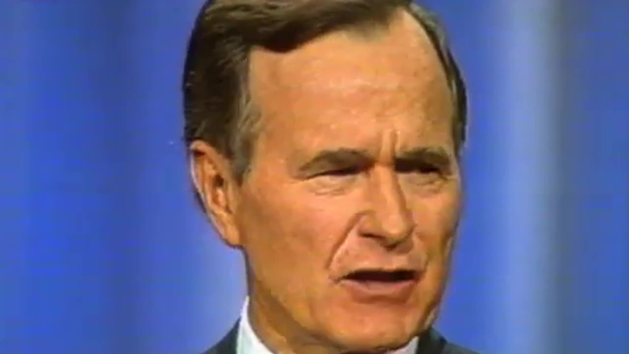 George H W Bush: "Read My Lips, No New Taxes."