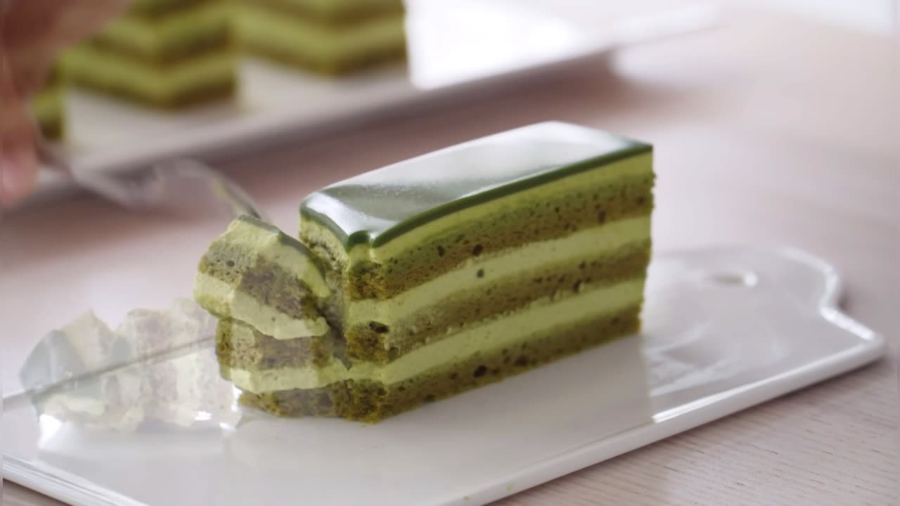 Matcha Sponge Cake….