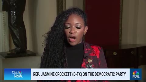 Democrat Dummy Jasmine Crockett Got One Right, Says Most Americans Aren't Watching Mainstream Media