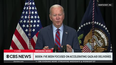 Biden says "in the next hour or so, we'll know when the second date of releases are",