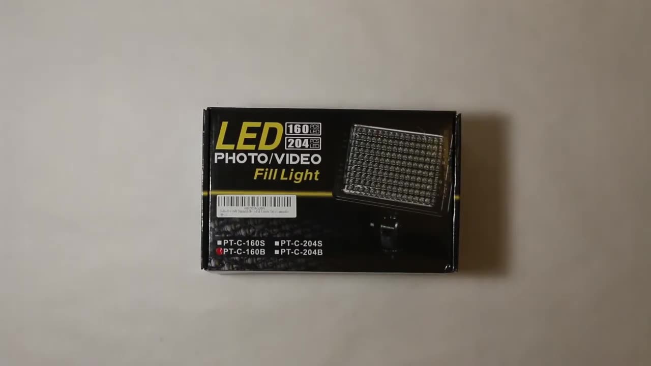 Tolifo PT-C-160B LED Video Light Unboxing Review