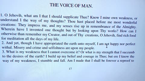 voice of man