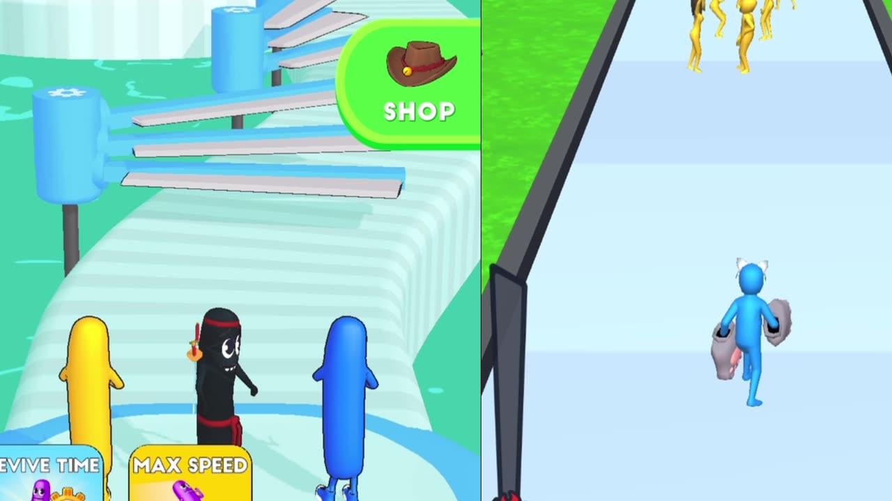 wacky run vs slap and run